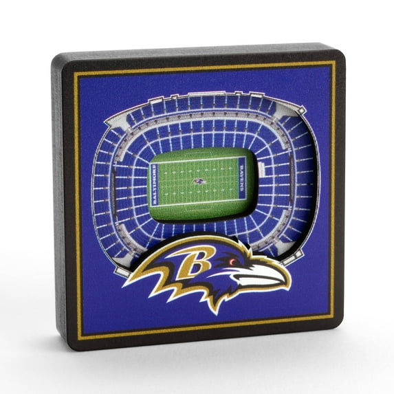 YouTheFan NFL Baltimore Ravens 3D StadiumView Magnet