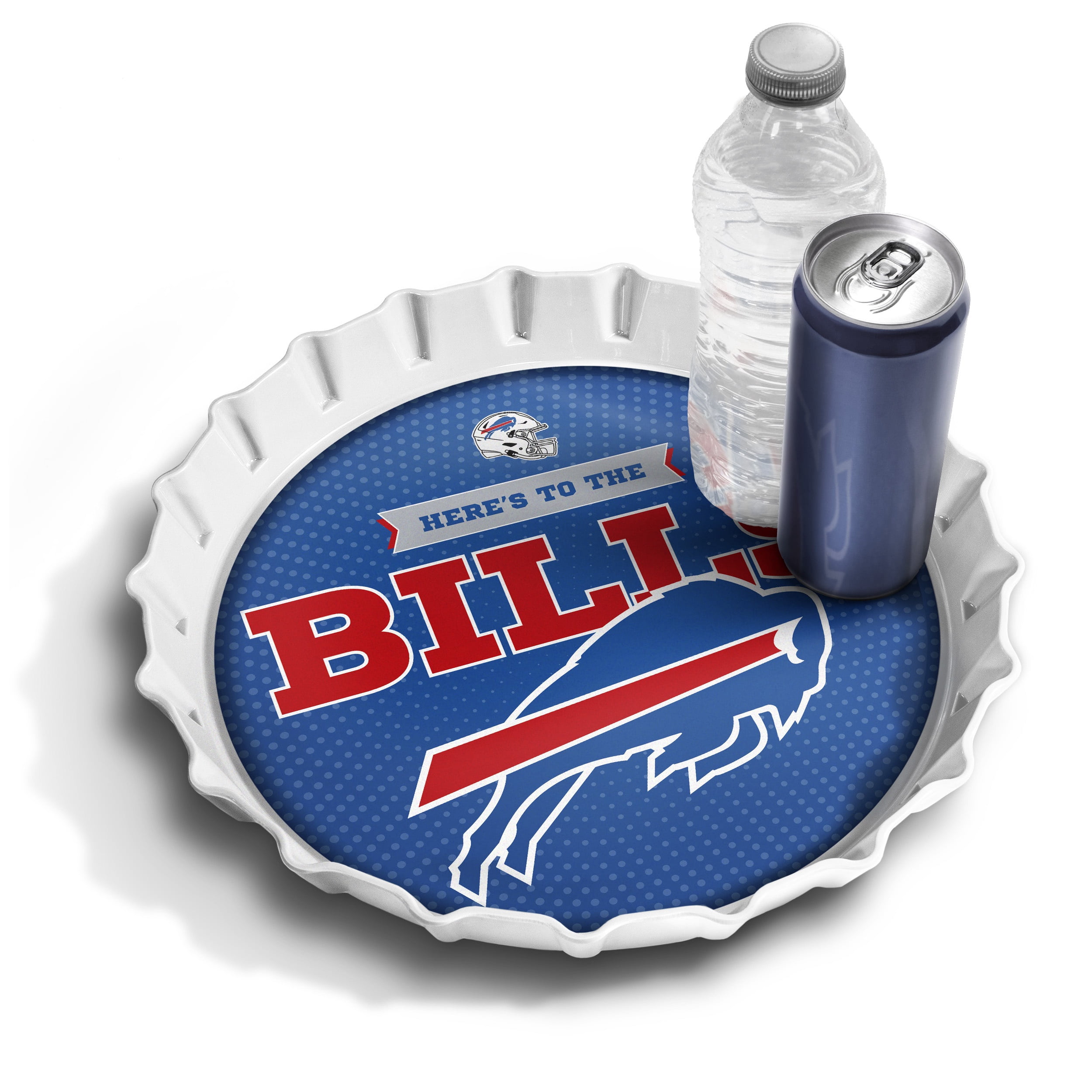 YouTheFan NFL Buffalo Bills Bottle Cap Serving Tray
