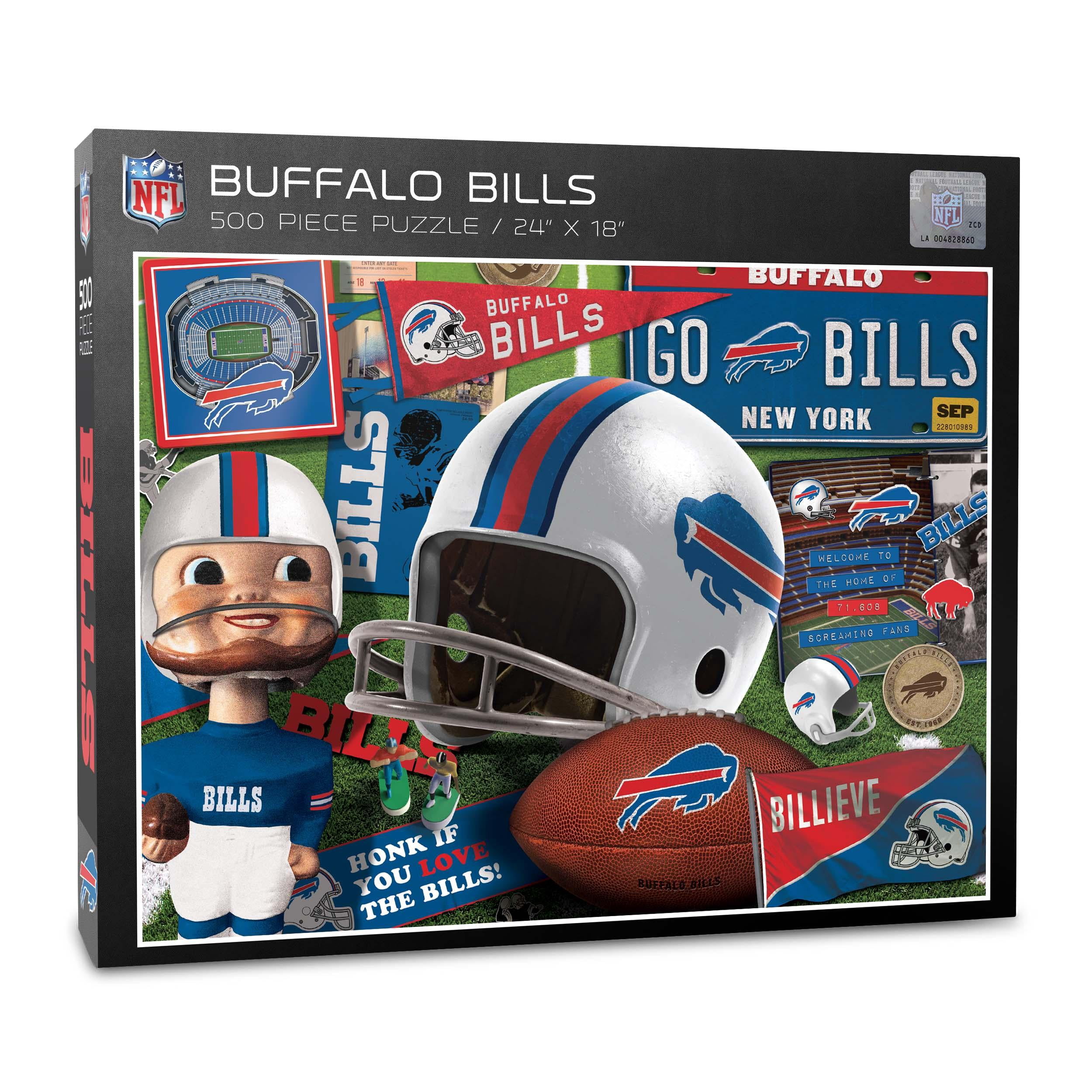 YouTheFan NFL Buffalo Bills Retro Series Puzzle – 500 PC