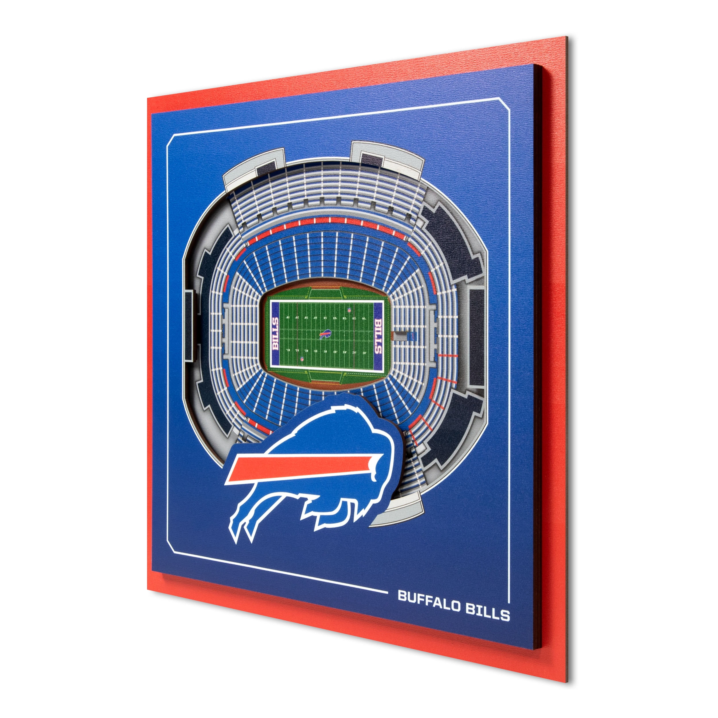 YouTheFan NFL Buffalo Bills Stadium Series 3D Wall Art