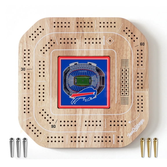 YouTheFan NFL Buffalo Bills Stadiumview Cribbage