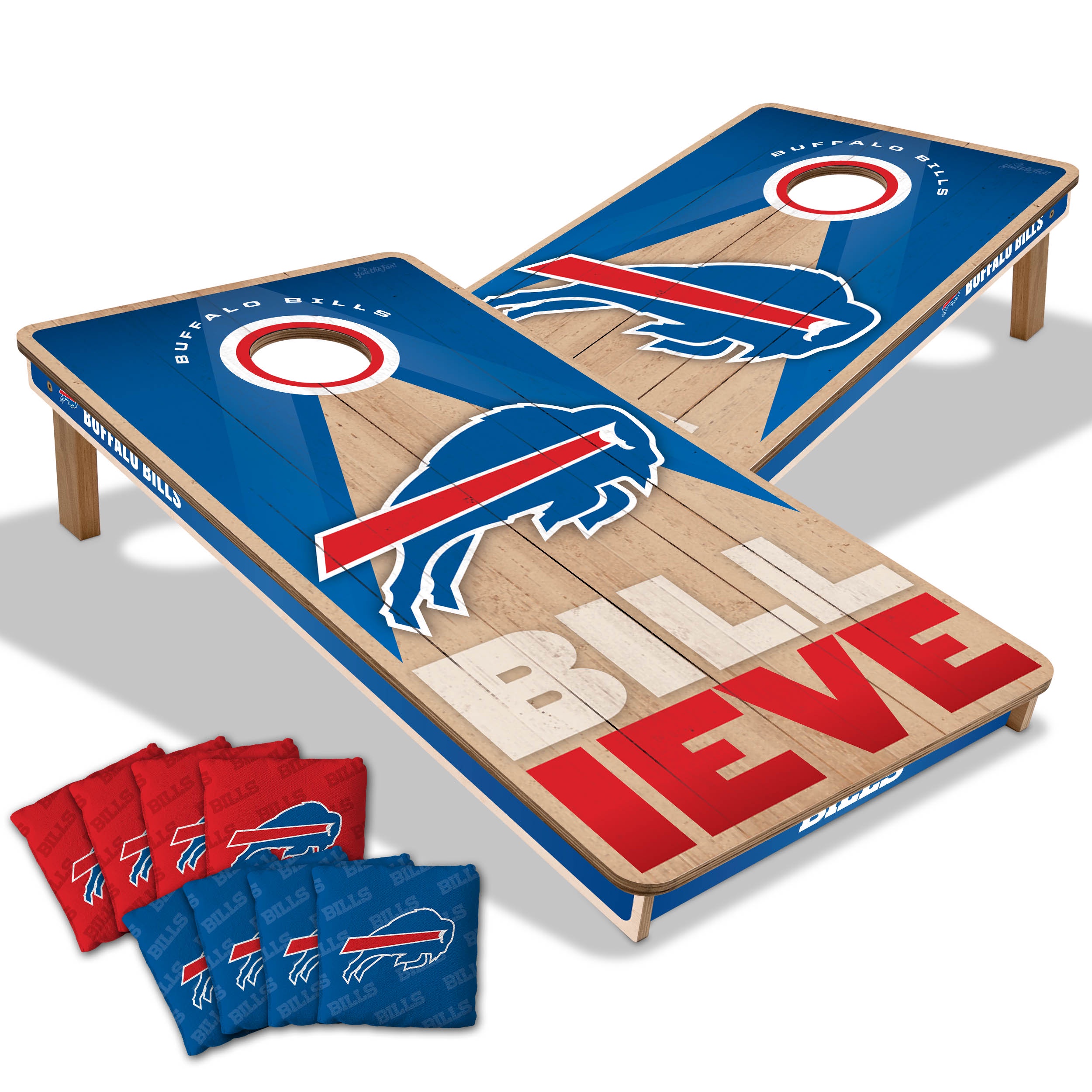 YouTheFan NFL Buffalo Bills 2x4 Slogan Series Cornhole