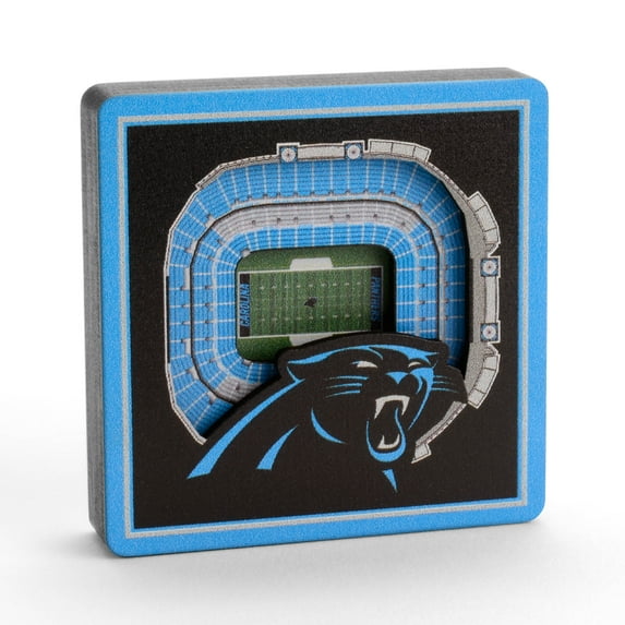 YouTheFan NFL Carolina Panthers 3D StadiumView Magnet