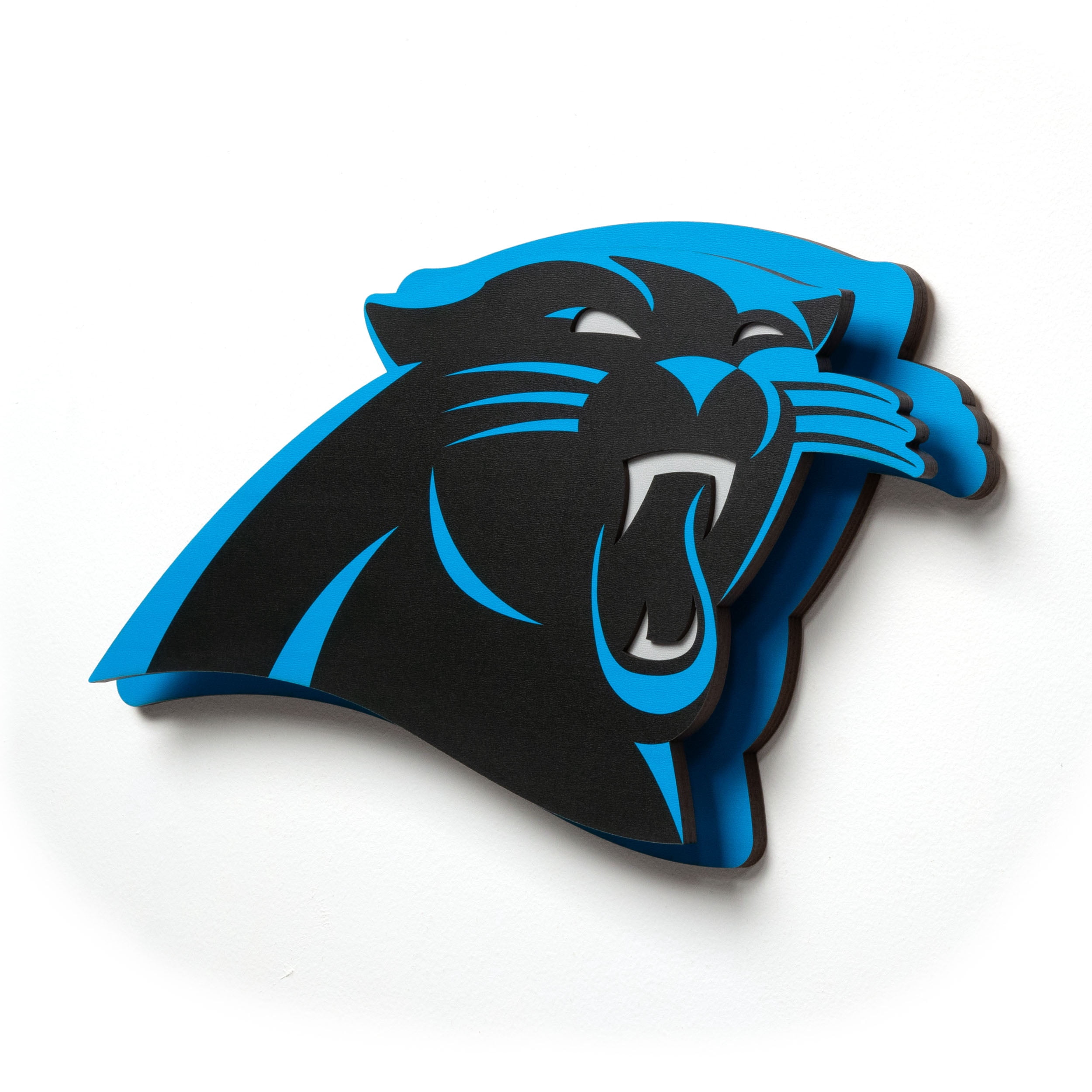 YouTheFan NFL Carolina Panthers 3DX Die Cut Wall Art