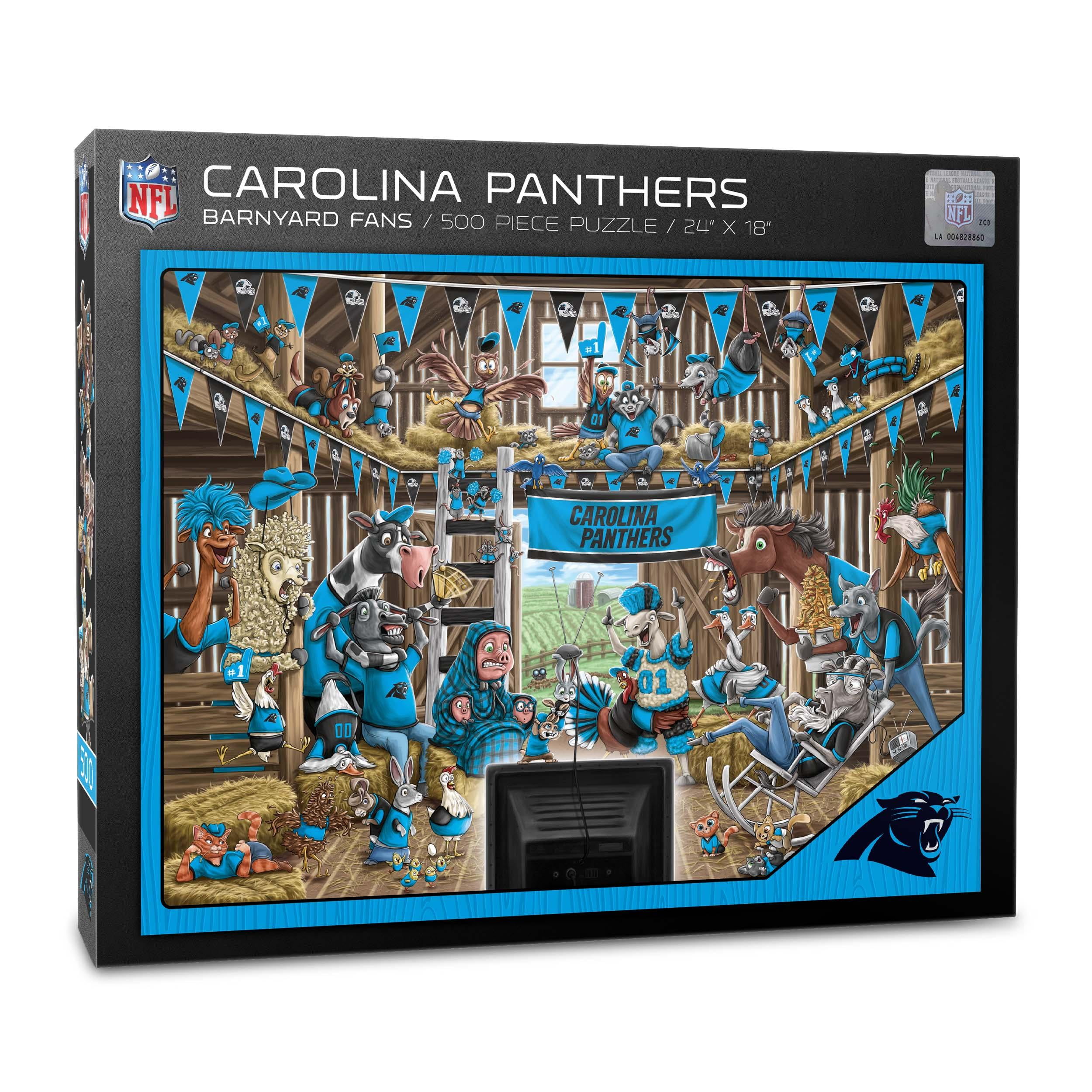 YouTheFan NFL Carolina Panthers Barnyard Fans Puzzle - 500 Piece