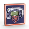 thumbnail image 1 of YouTheFan NFL Chicago Bears 3D StadiumView Magnet, 1 of 4