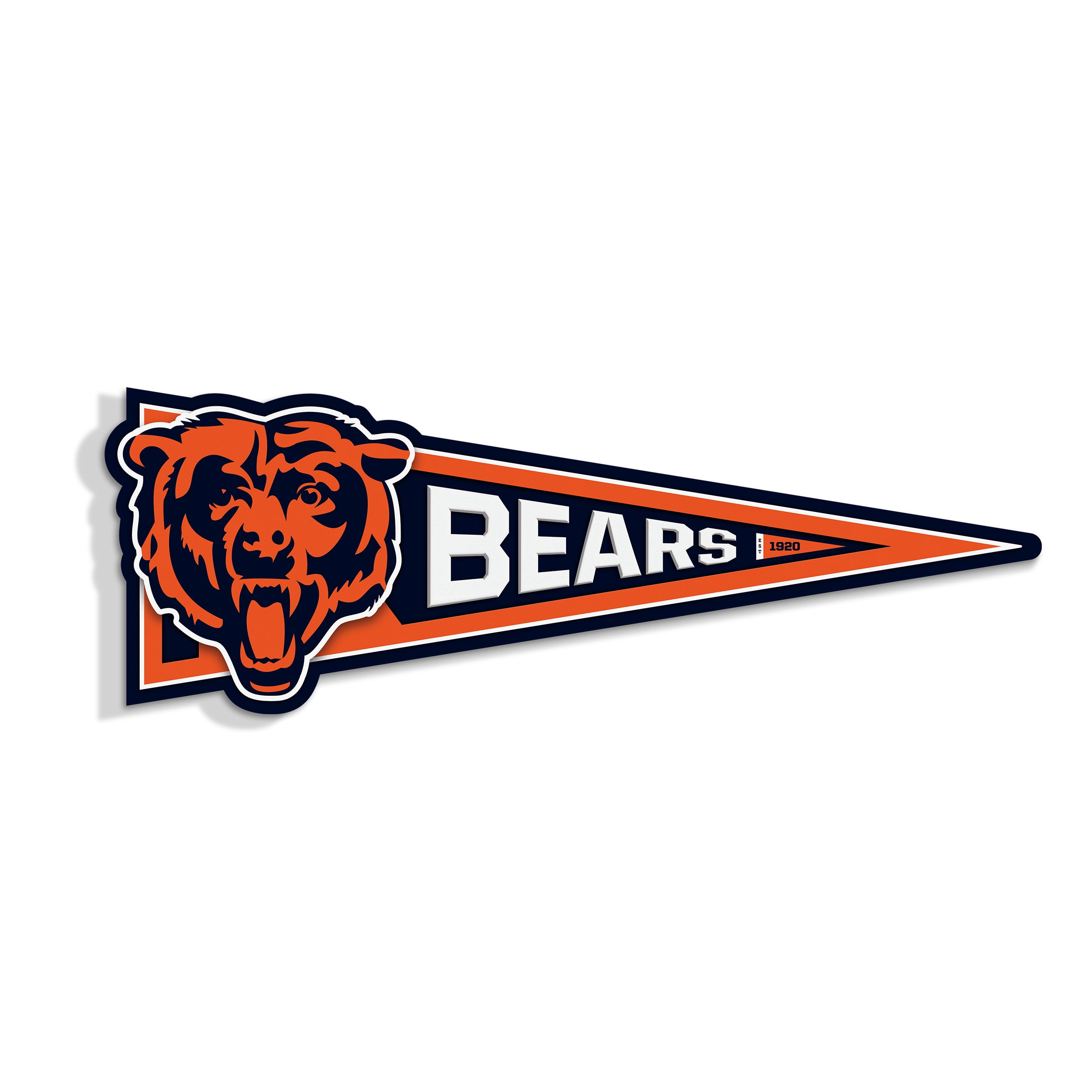 YouTheFan NFL Chicago Bears Pennant Sign