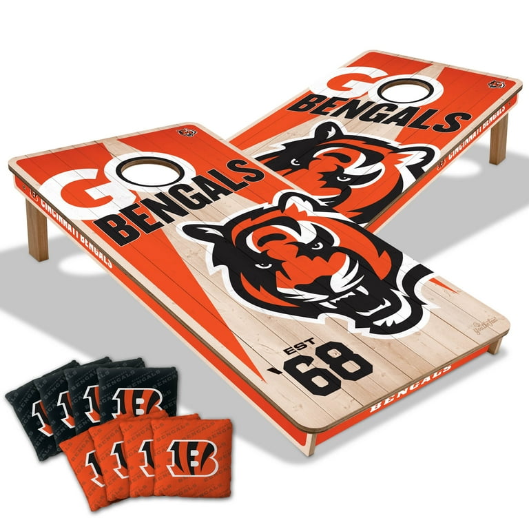 YouTheFan NFL Cincinnati Bengals 2' x 4' Cornhole Game - Walmart.com