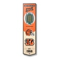 thumbnail image 1 of Cincinnati Bengals 8'' x 32'' 3D StadiumView Banner, 1 of 3