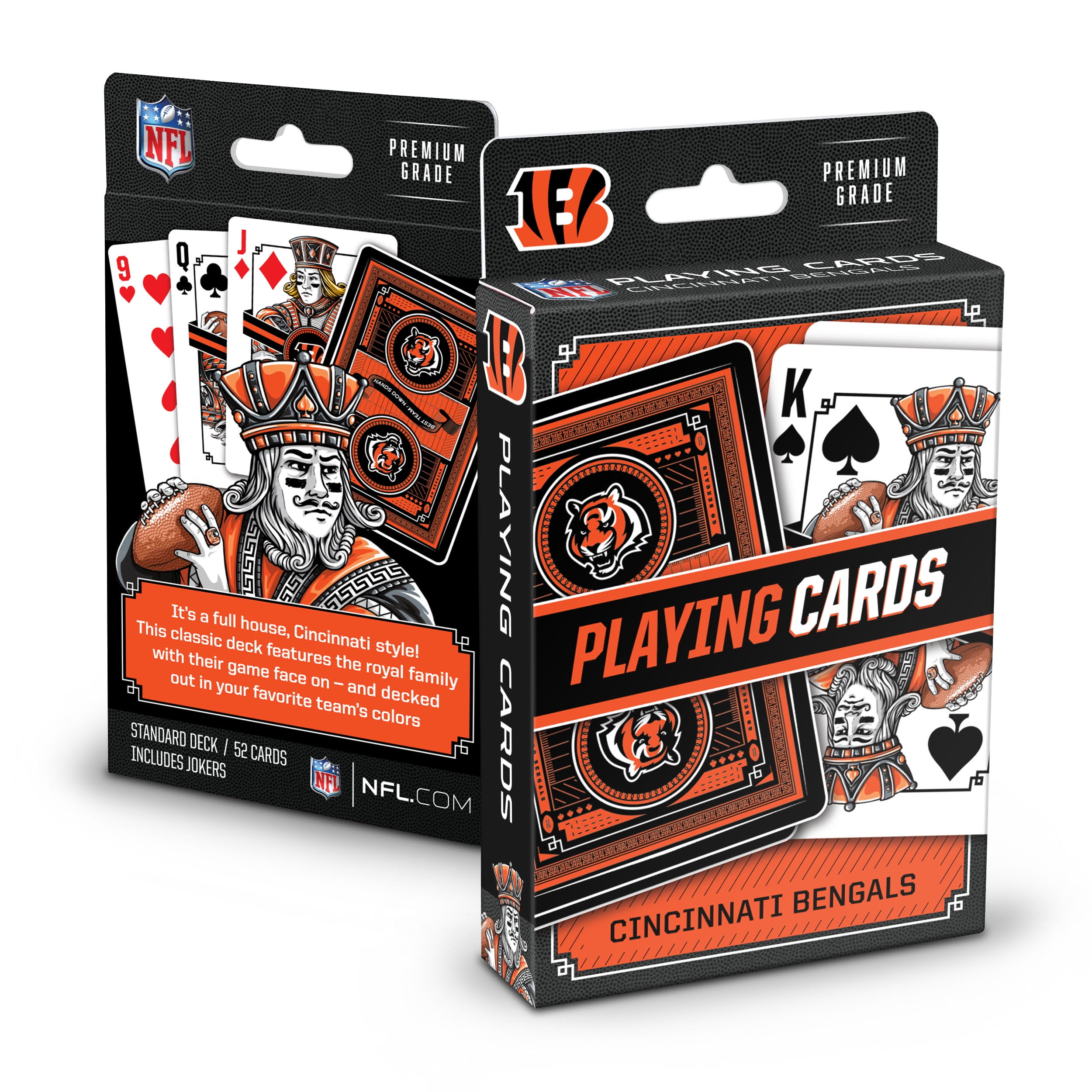 YouTheFan NFL Cincinnati Bengals Classic Series Playing Cards