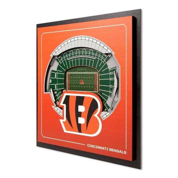YouTheFan NFL Cincinnati Bengals Stadium Series 3D Wall Art