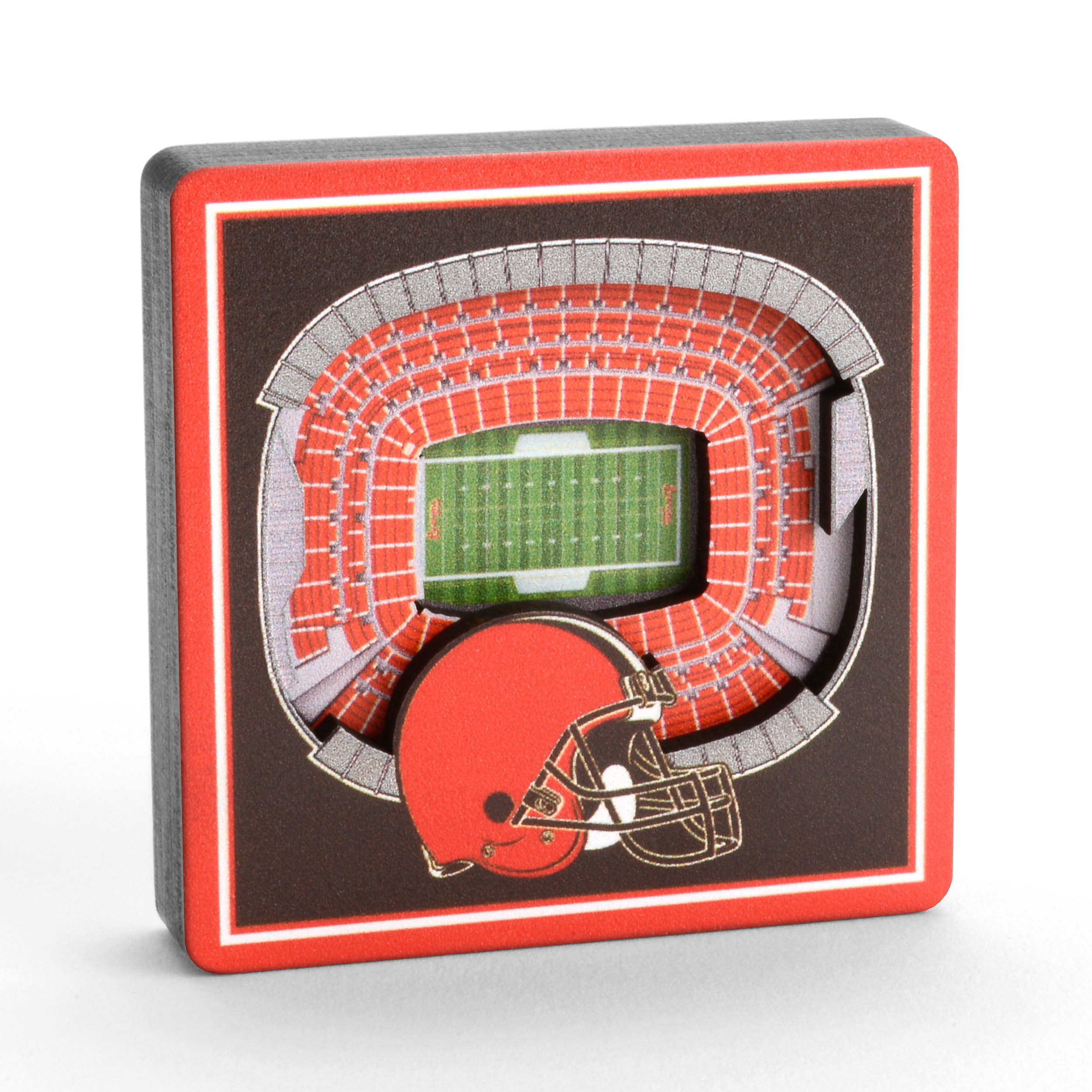 YouTheFan NFL Cleveland Browns 3D StadiumView Magnet