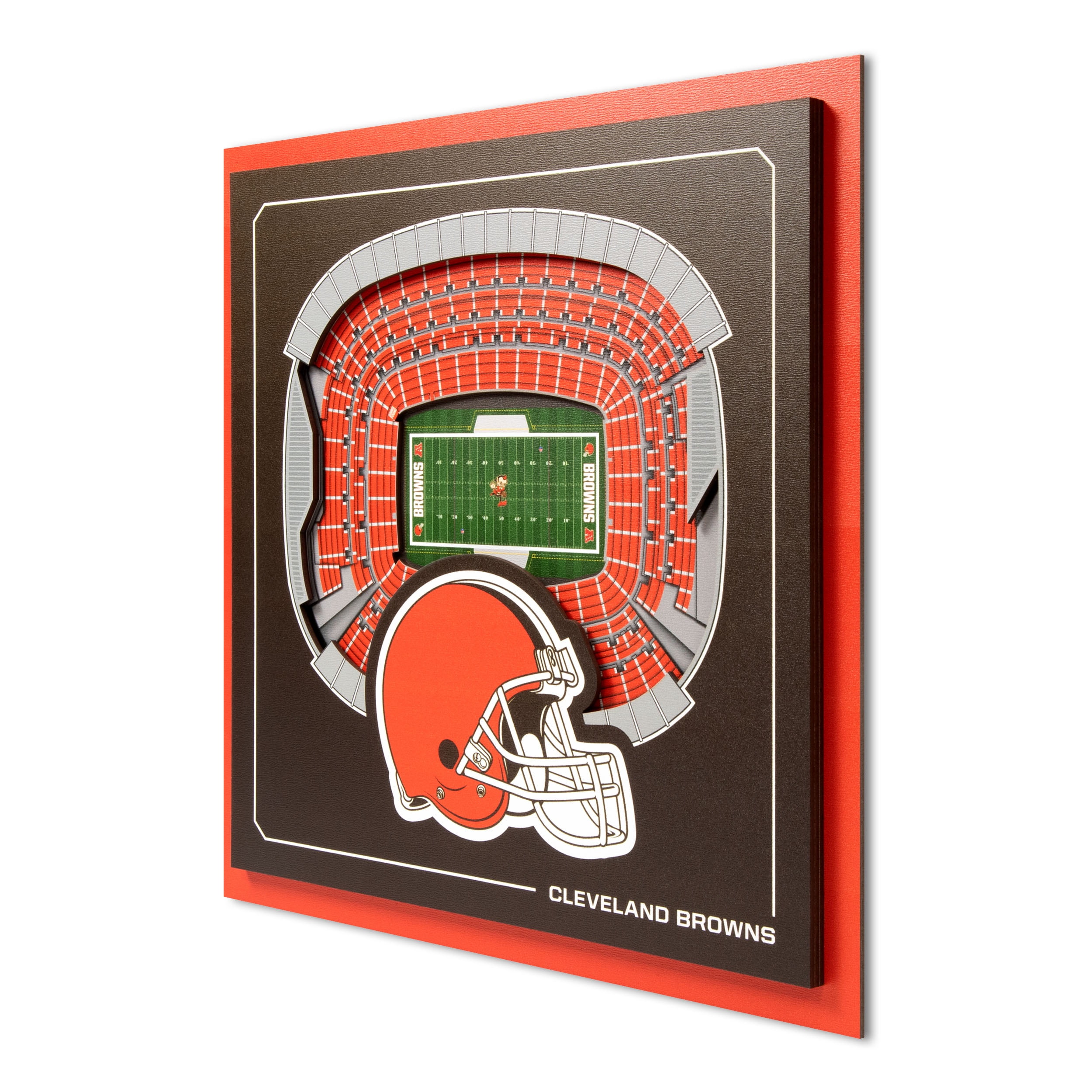 YouTheFan NFL Cleveland Browns Stadium Series 3D Wall Art