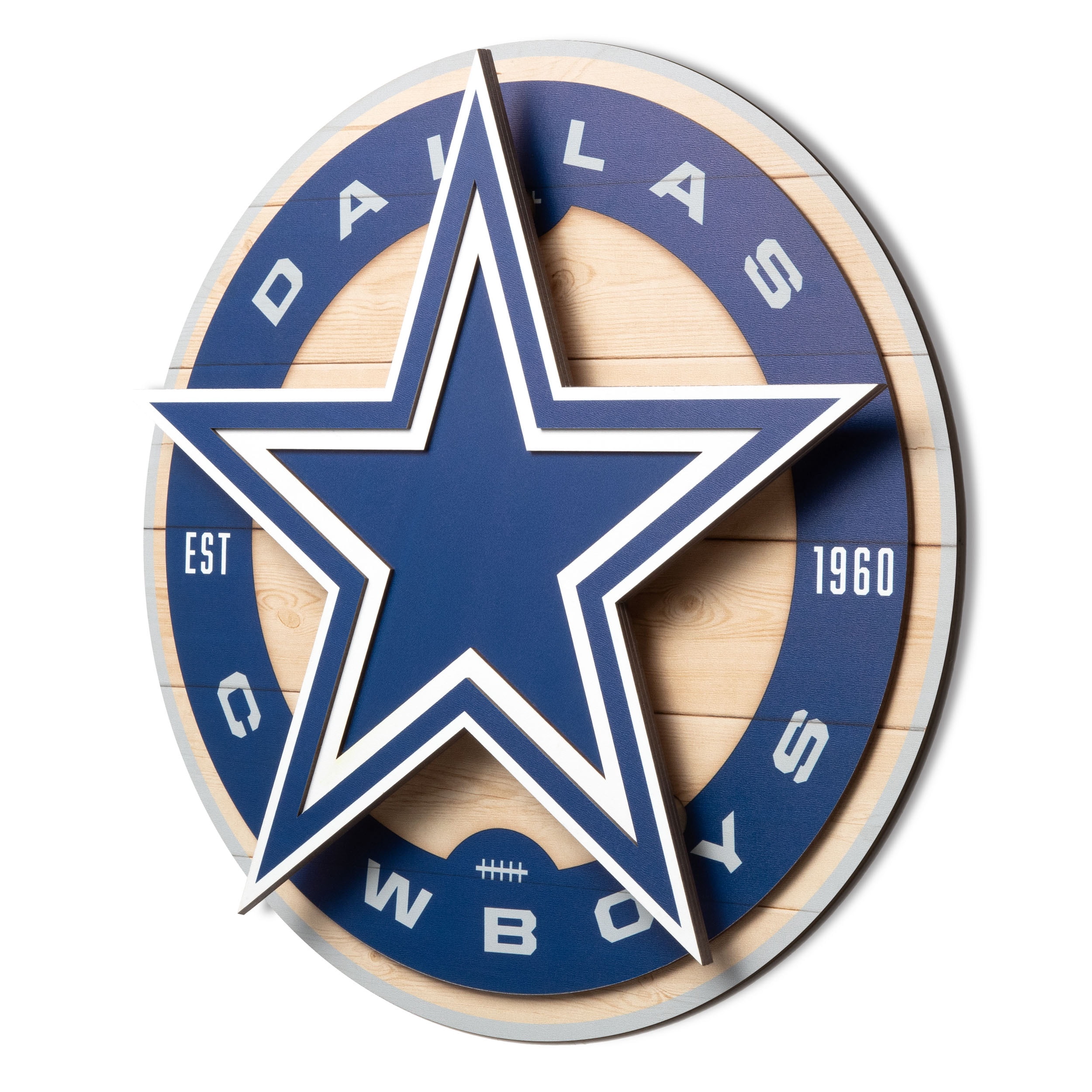 YouTheFan NFL Dallas Cowboys 3DX Circle Wall Art