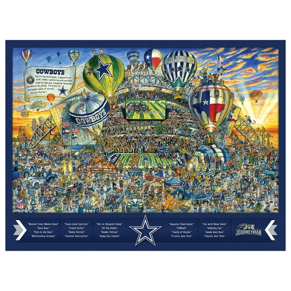YouTheFan NFL Dallas Cowboys Joe Journeyman Puzzle - 500 PC