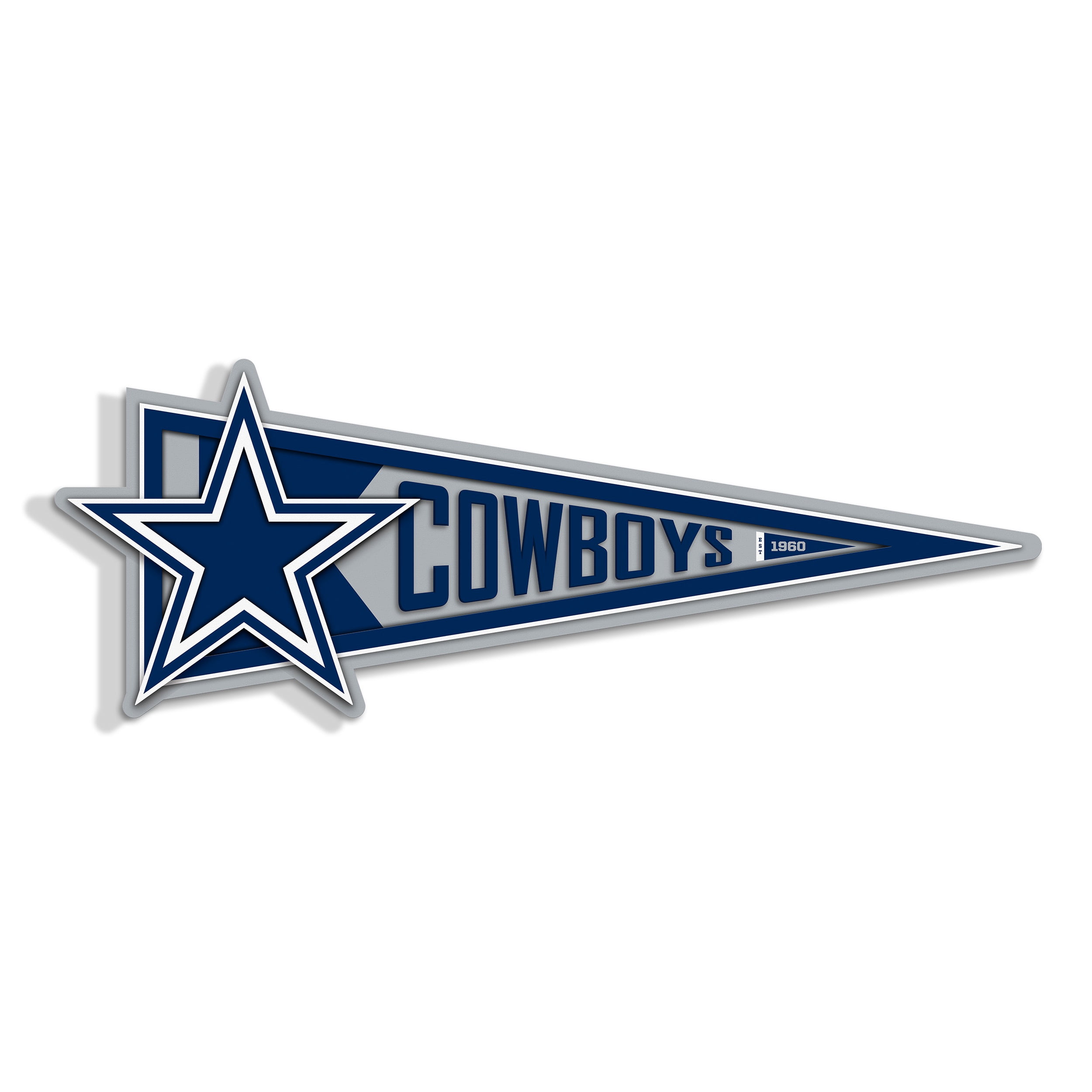 YouTheFan NFL Dallas Cowboys Pennant Sign
