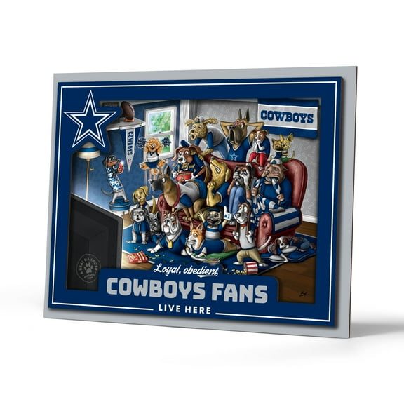 YouTheFan NFL Dallas Cowboys Purebred Fans Wall Art