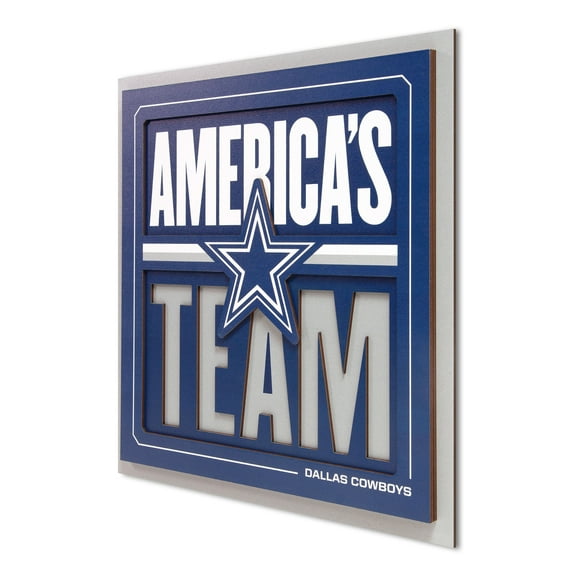 YouTheFan NFL Dallas Cowboys Slogan Series 3D Wall Art