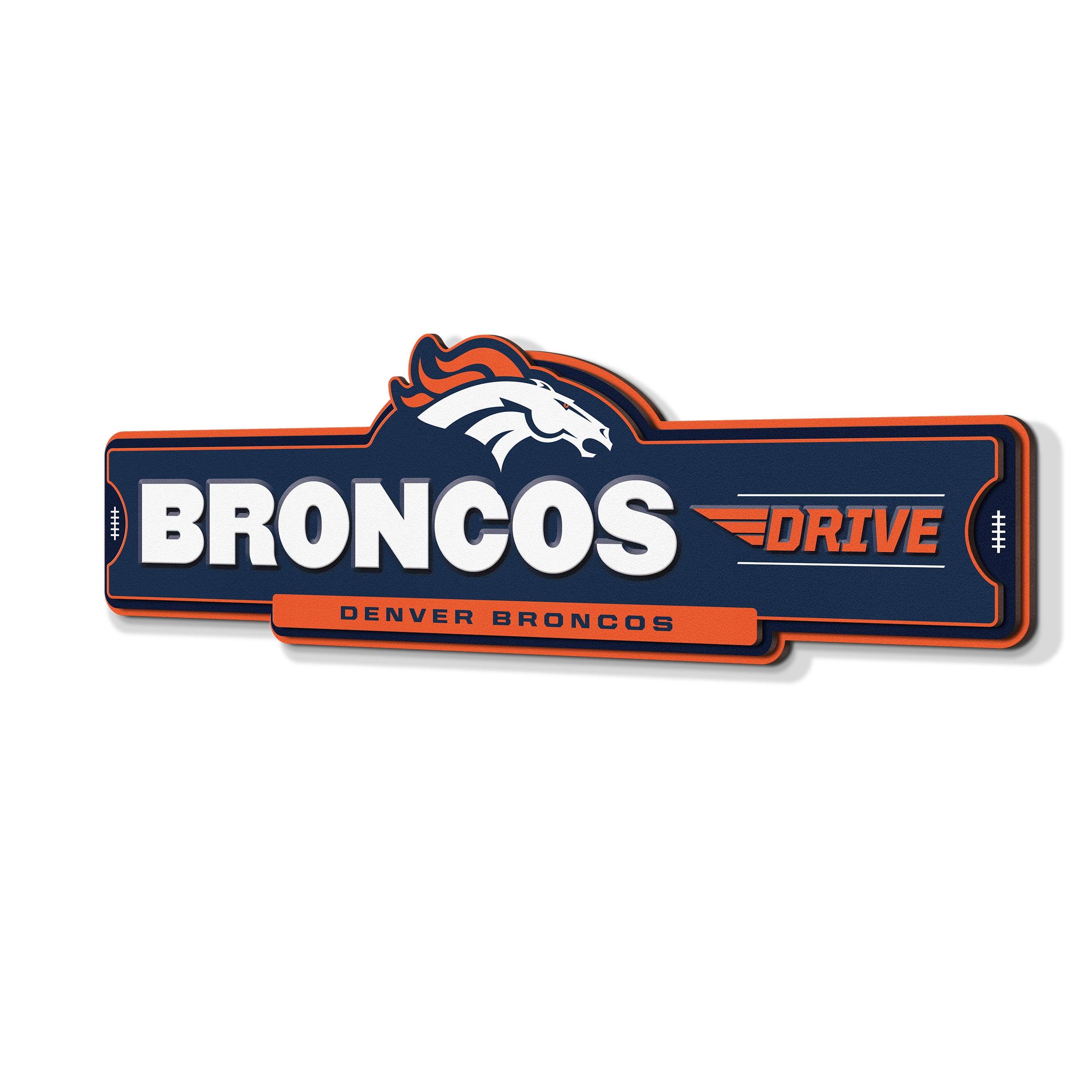 YouTheFan NFL Denver Broncos Street Sign