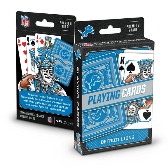 YouTheFan NFL Detroit Lions Classic Series Playing Cards