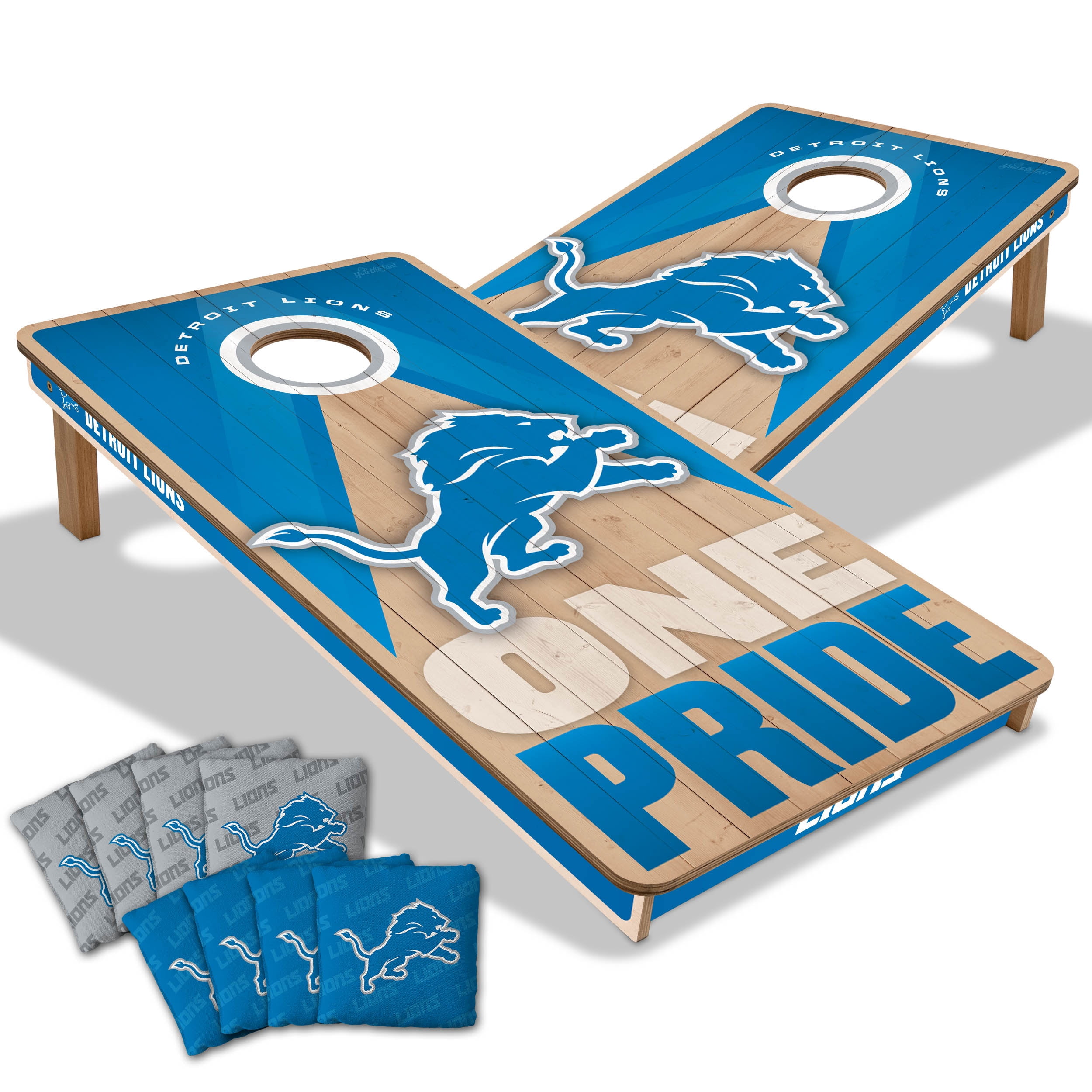 YouTheFan NFL Detroit Lions 2x4 Slogan Series Cornhole
