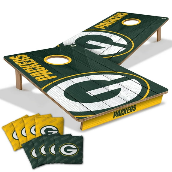 YouTheFan NFL Green Bay Packers 2' x 3' Cornhole Game