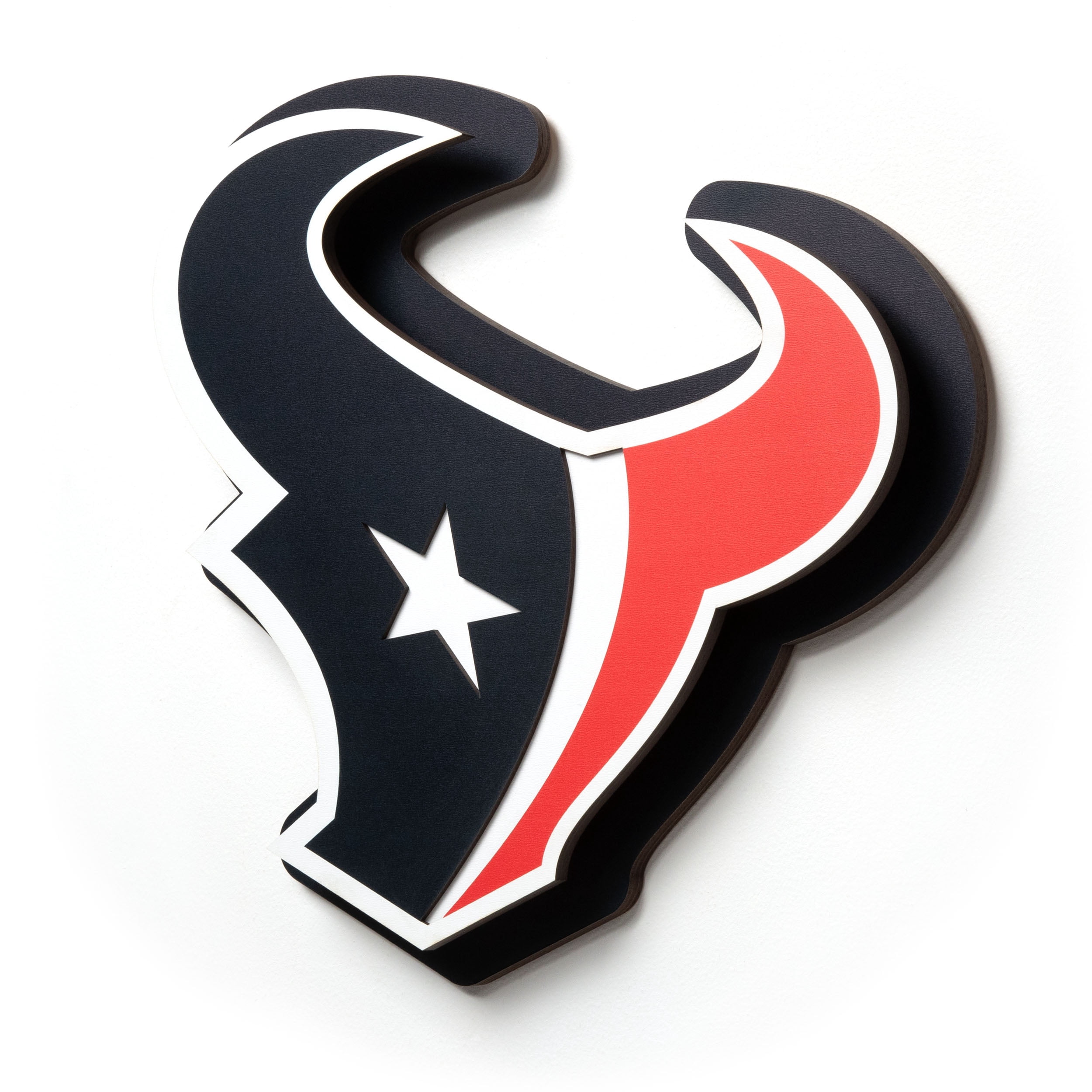 YouTheFan NFL Houston Texans 3DX Die Cut Wall Art