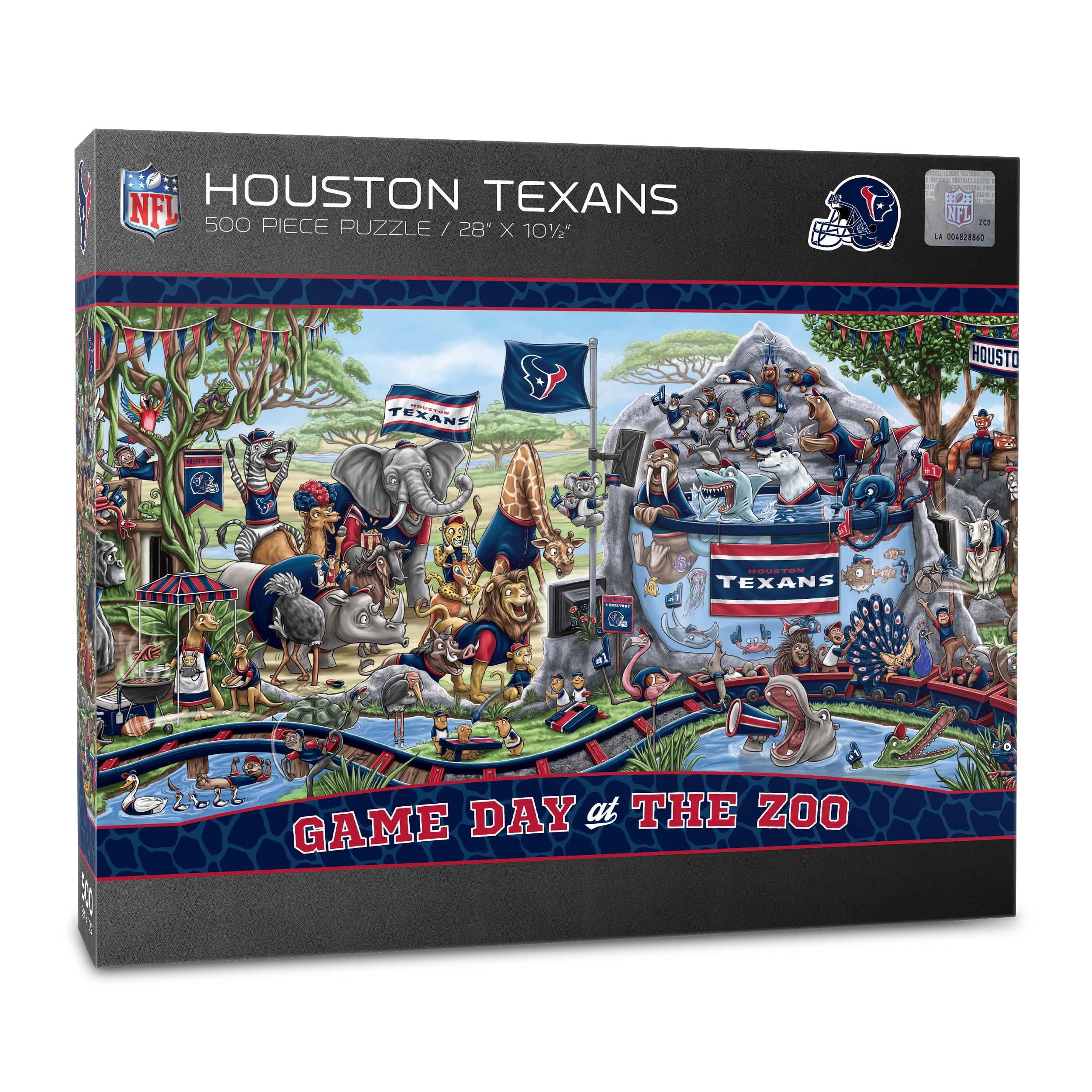 YouTheFan NFL Houston Texans Game Day at the Zoo - 500 pc Puzzle