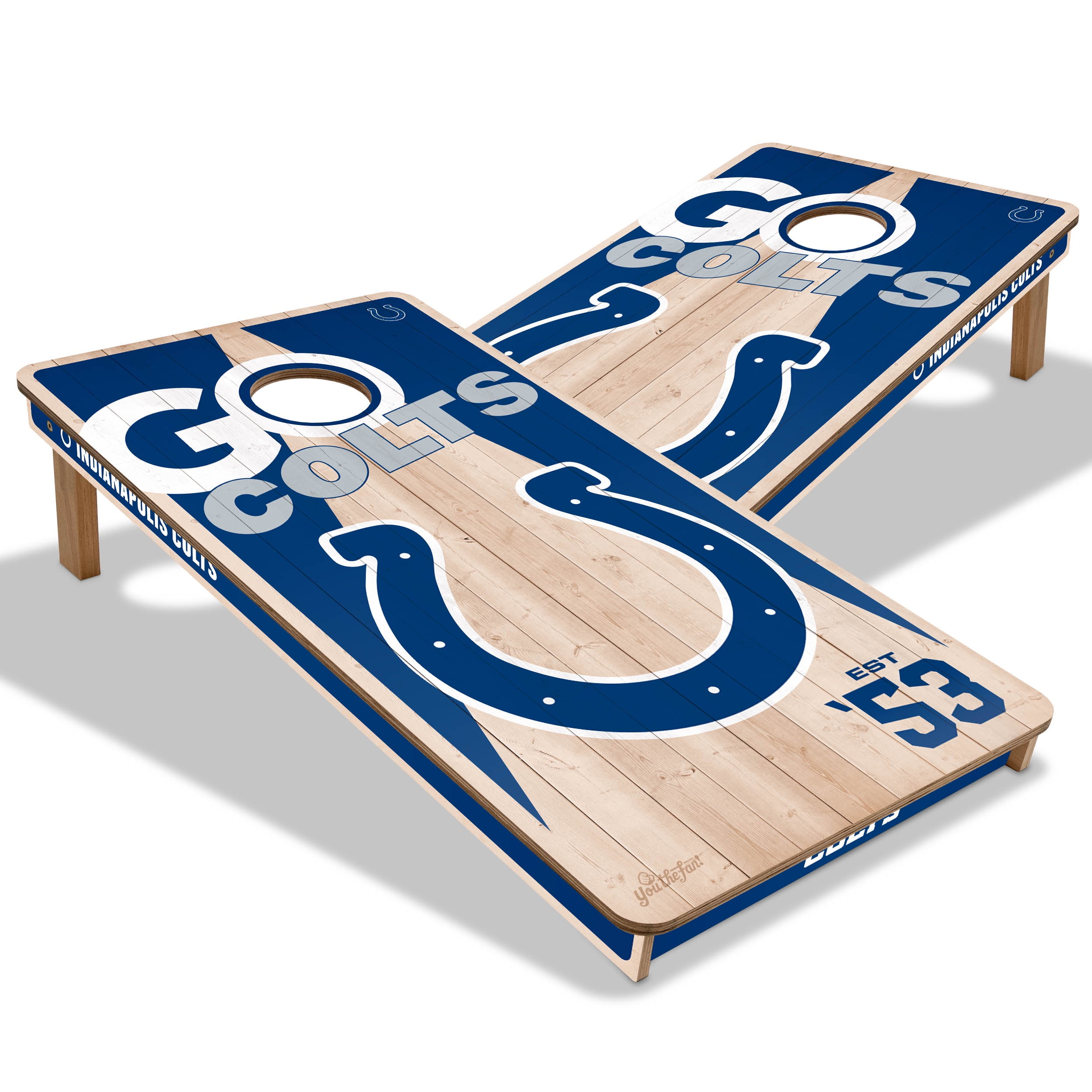 YouTheFan NFL Indianapolis Colts 2' x 4' Cornhole Game No Bags