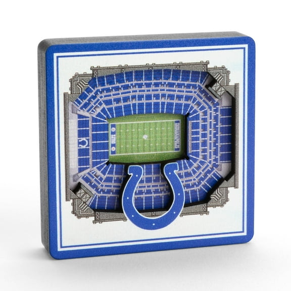 YouTheFan NFL Indianapolis Colts 3D StadiumView Magnet