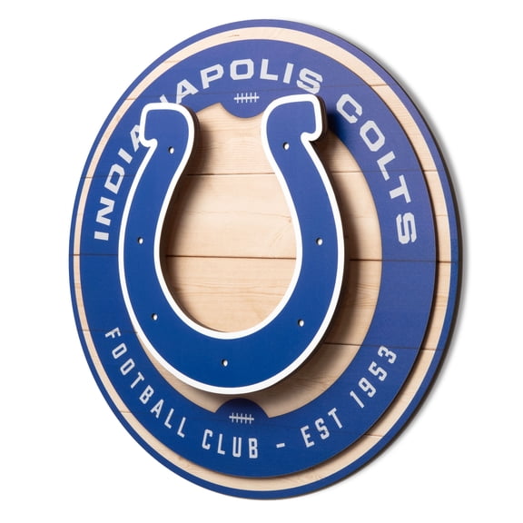 YouTheFan NFL Indianapolis Colts 3DX Circle Wall Art