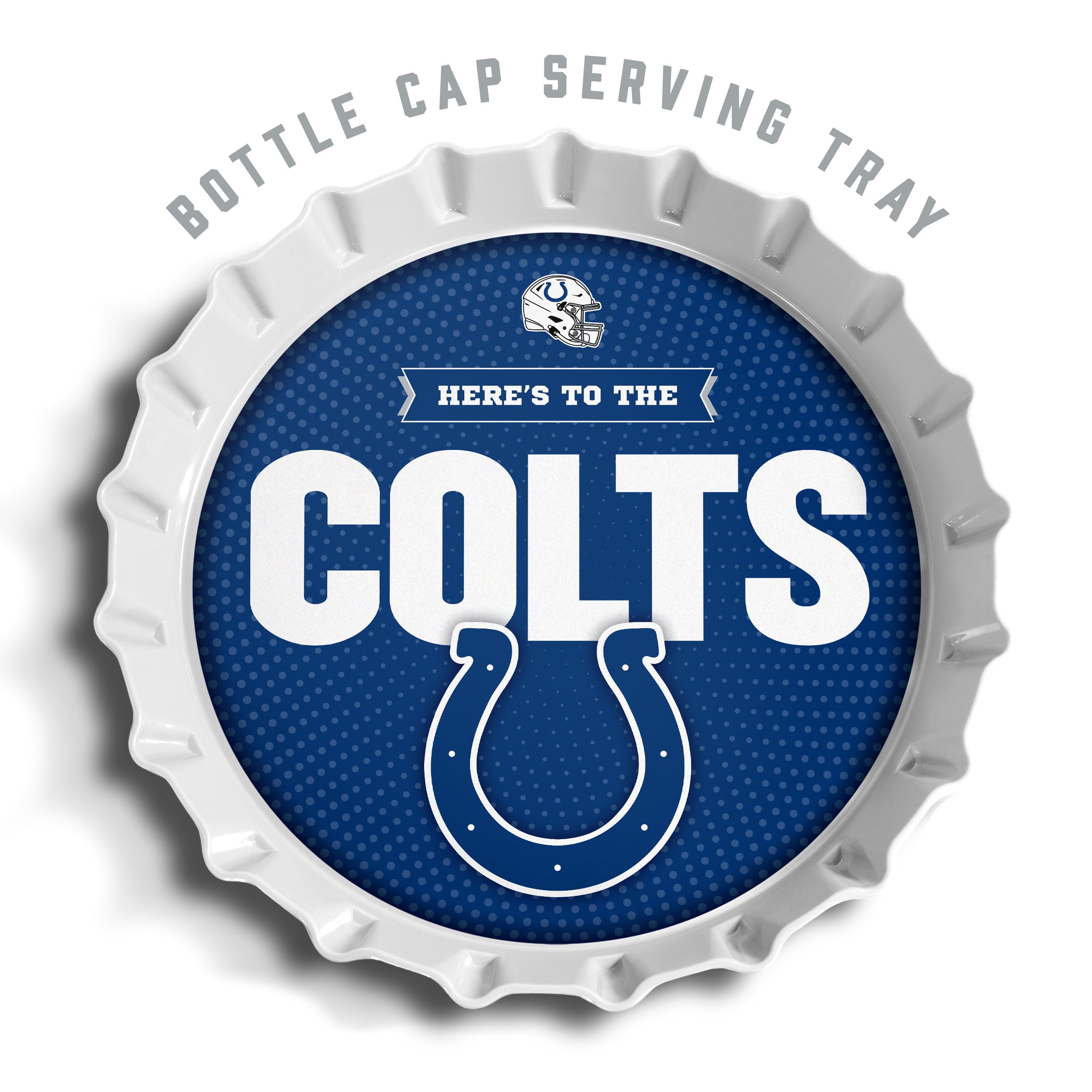 YouTheFan NFL Indianapolis Colts Bottle Cap Serving Tray