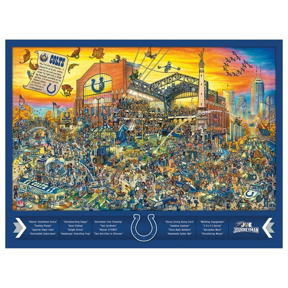 YouTheFan NFL Indianapolis Colts Joe Journeyman Puzzle - 500 PC