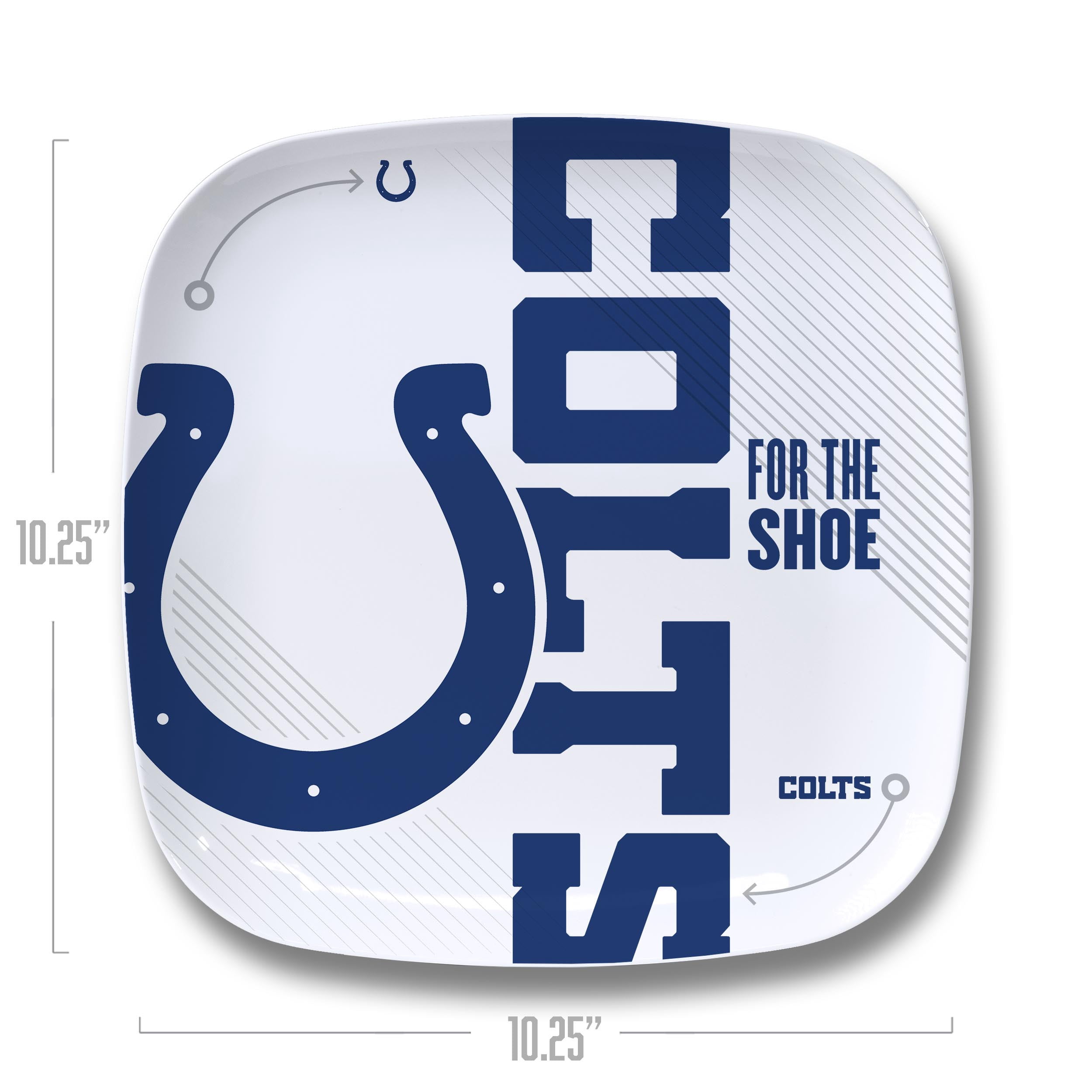 YouTheFan NFL Indianapolis Colts Large Party Plate