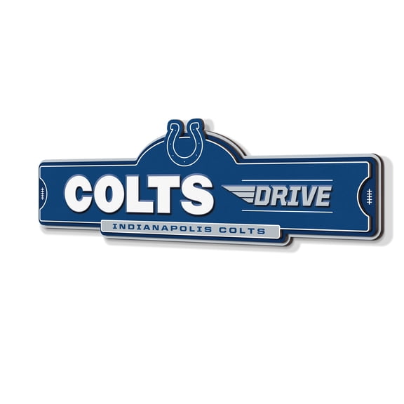 YouTheFan NFL Indianapolis Colts Street Sign
