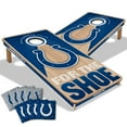 thumbnail image 1 of YouTheFan NFL Indianapolis Colts 2x4 Slogan Series Cornhole, 1 of 6