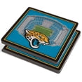 thumbnail image 1 of IDNA Jacksonville Jaguars Blue 3D StadiumViews Coasters, 1 of 3