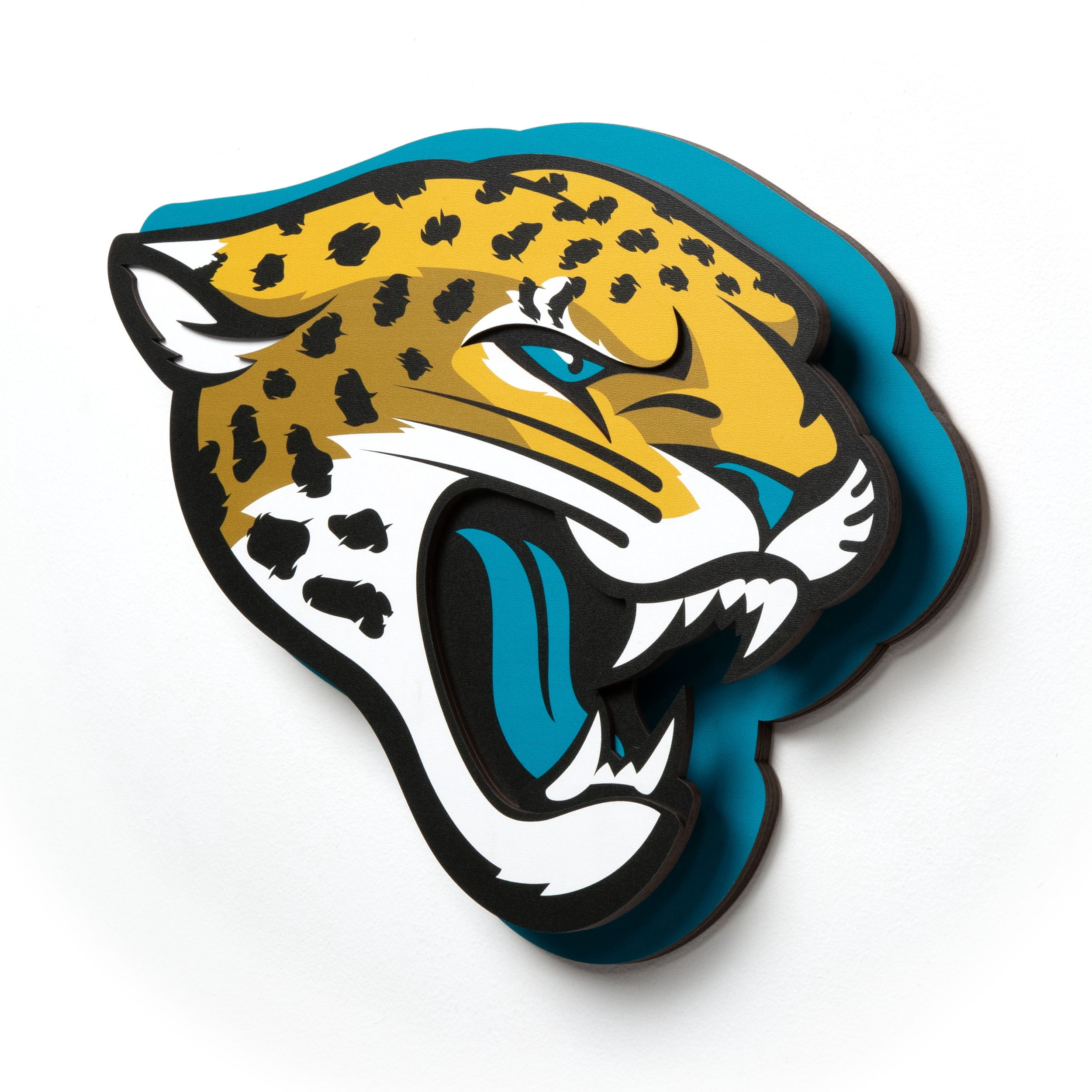 YouTheFan NFL Jacksonville Jaguars 3DX Die Cut Wall Art