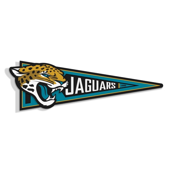 YouTheFan NFL Jacksonville Jaguars Pennant Sign