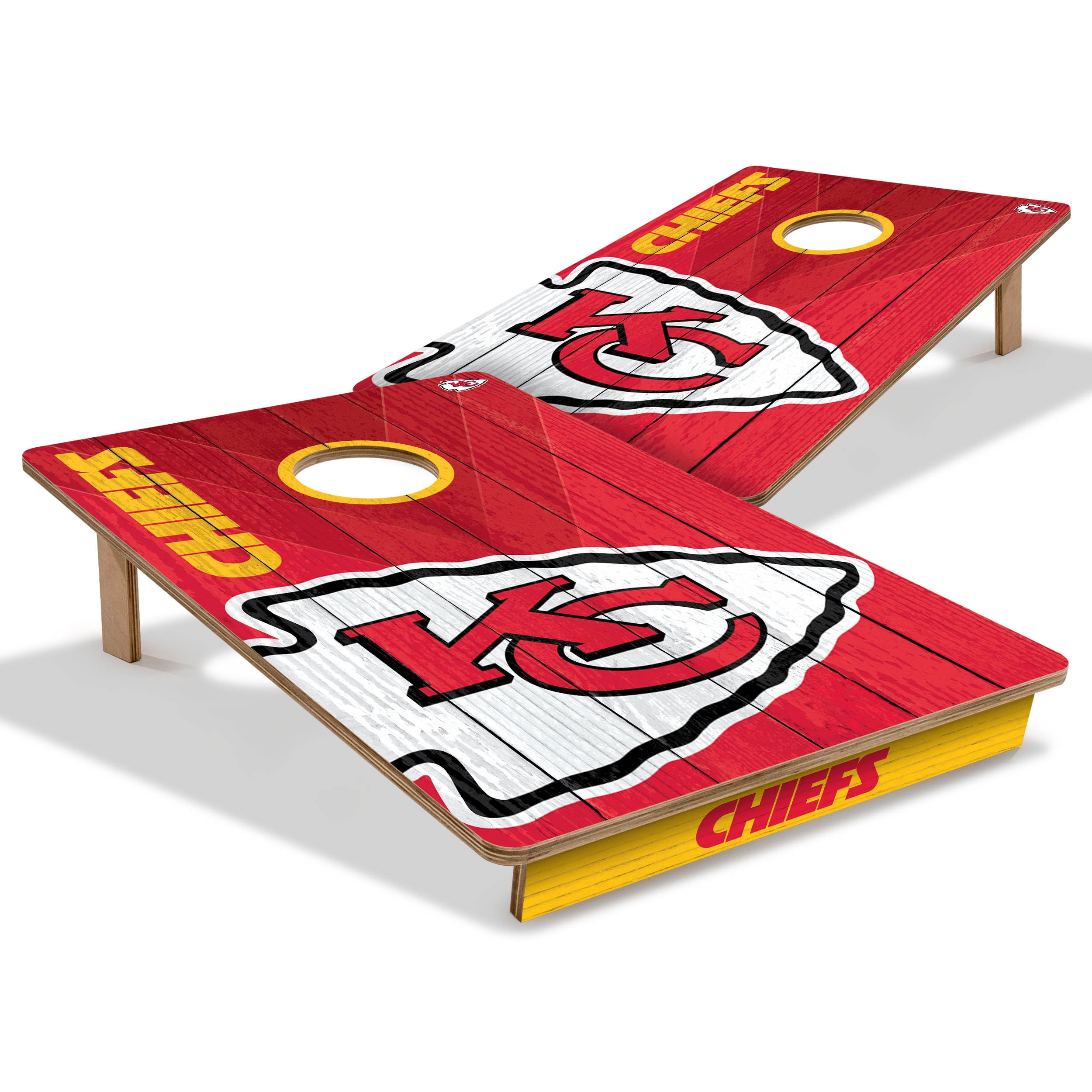 YouTheFan NFL Kansas City Chiefs 2' x 3' Cornhole Game No Bags