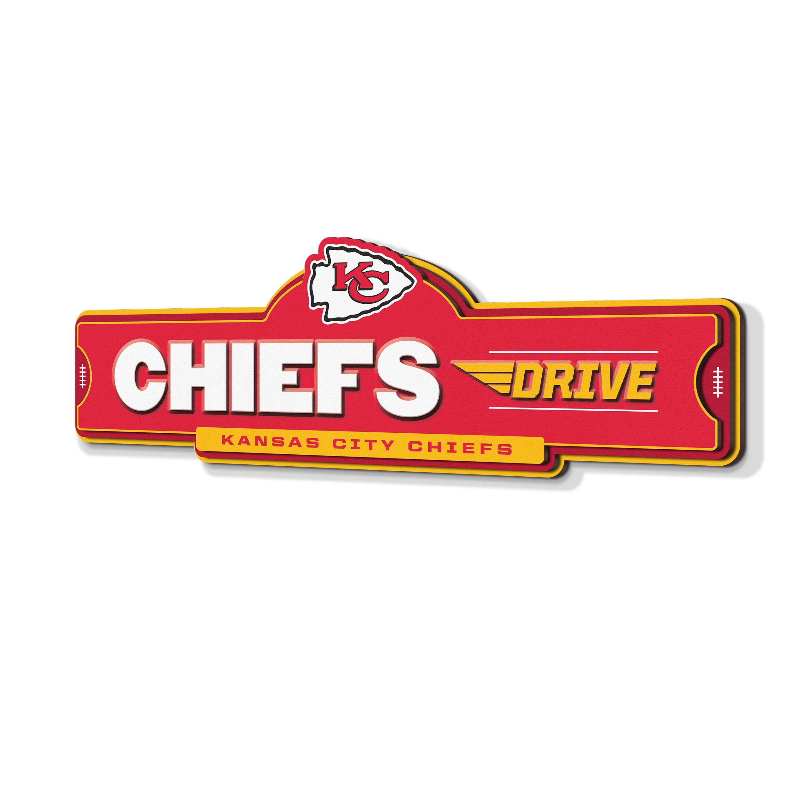 YouTheFan NFL Kansas City Chiefs Street Sign