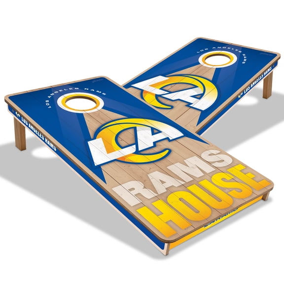 YouTheFan NFL LA Rams 2X4 Slogan Series Cornhole NO BAGS