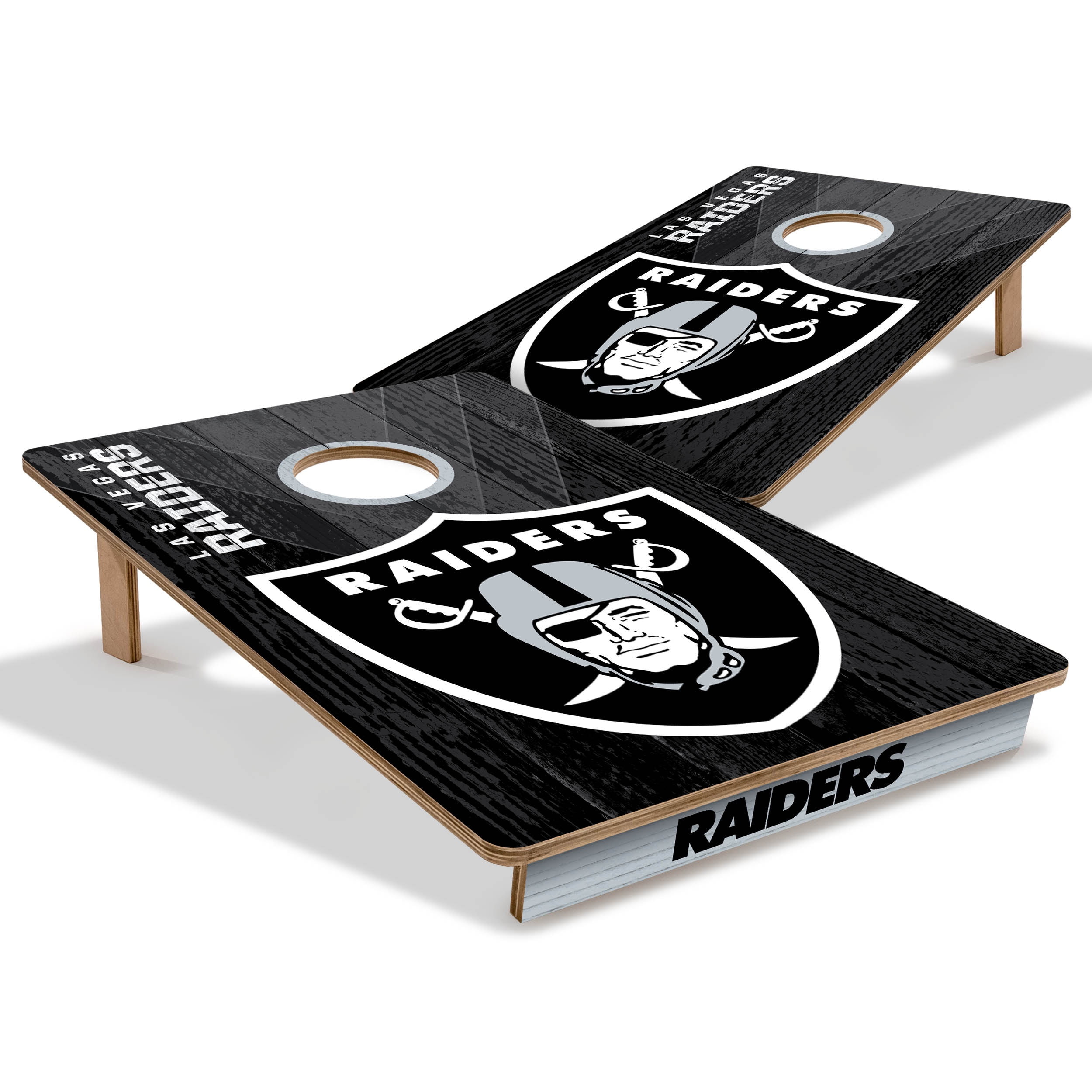 YouTheFan NFL Las Vegas Raiders 2' x 3' Cornhole Game No Bags