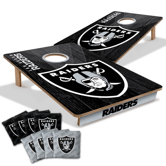 YouTheFan NFL Las Vegas Raiders 2' x 3' Cornhole Game