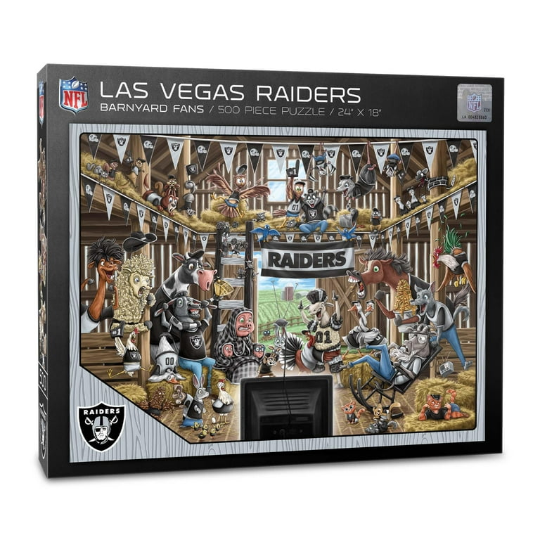NFL Las Vegas Raiders Fans Puzzle - 500 Piece - 18 X 24 - Walmart.com