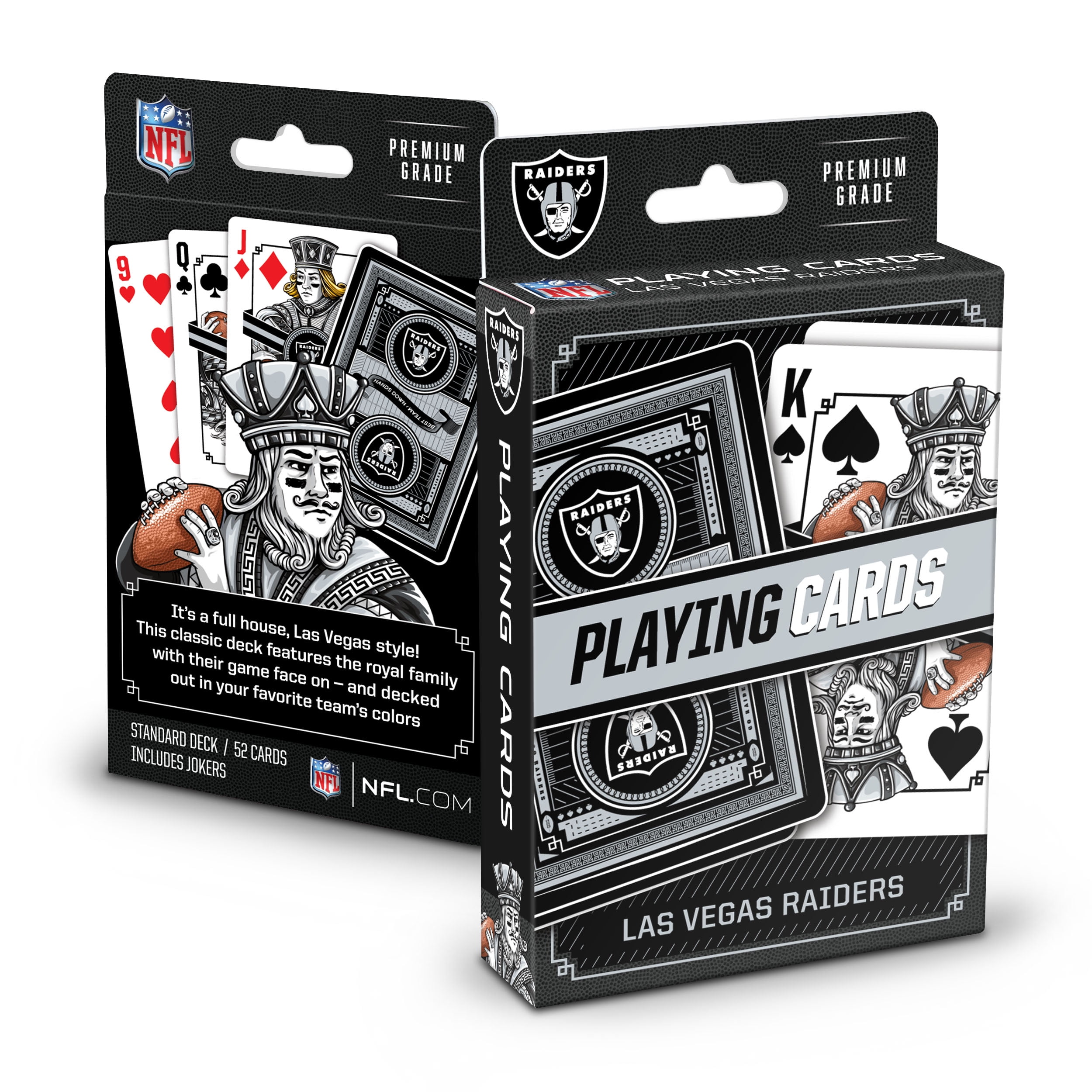 YouTheFan NFL Las Vegas Raiders Football Playing Cards Custom