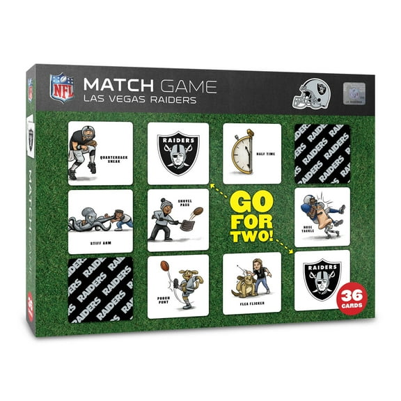 YouTheFan NFL Las Vegas Raiders Memory Match Game