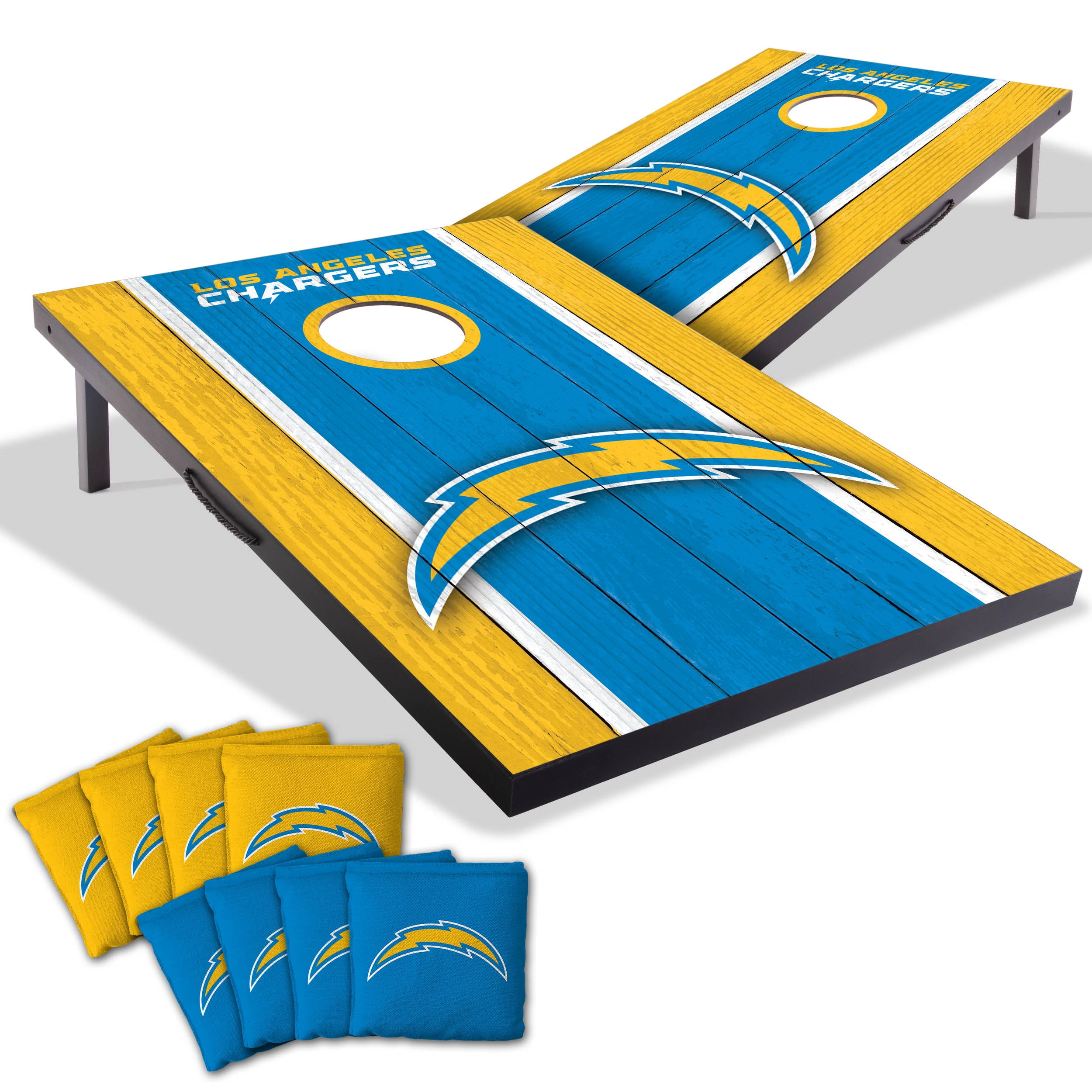 YouTheFan NFL Los Angeles Chargers 2' x 3' MDF Cornhole Game