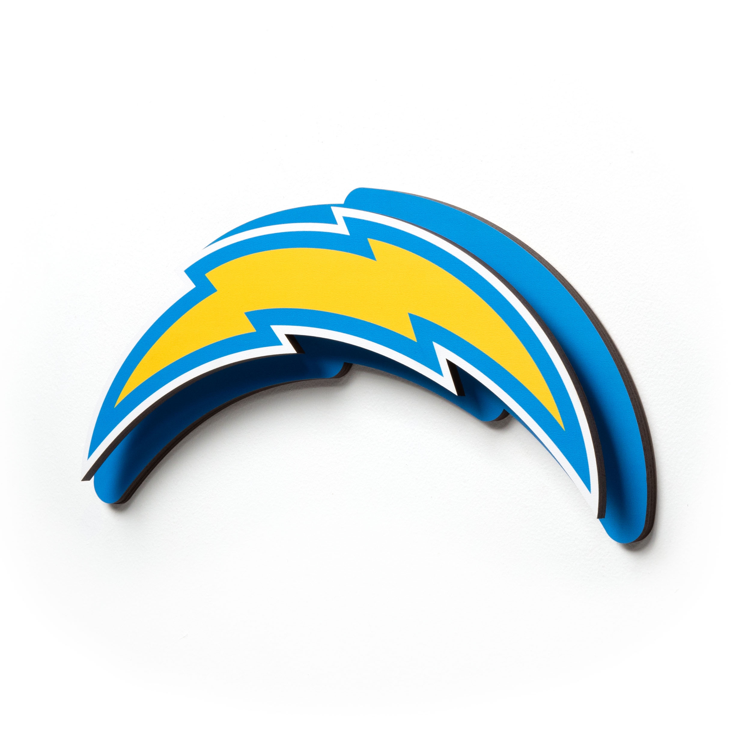 YouTheFan NFL Los Angeles Chargers 3DX Die Cut Wall Art