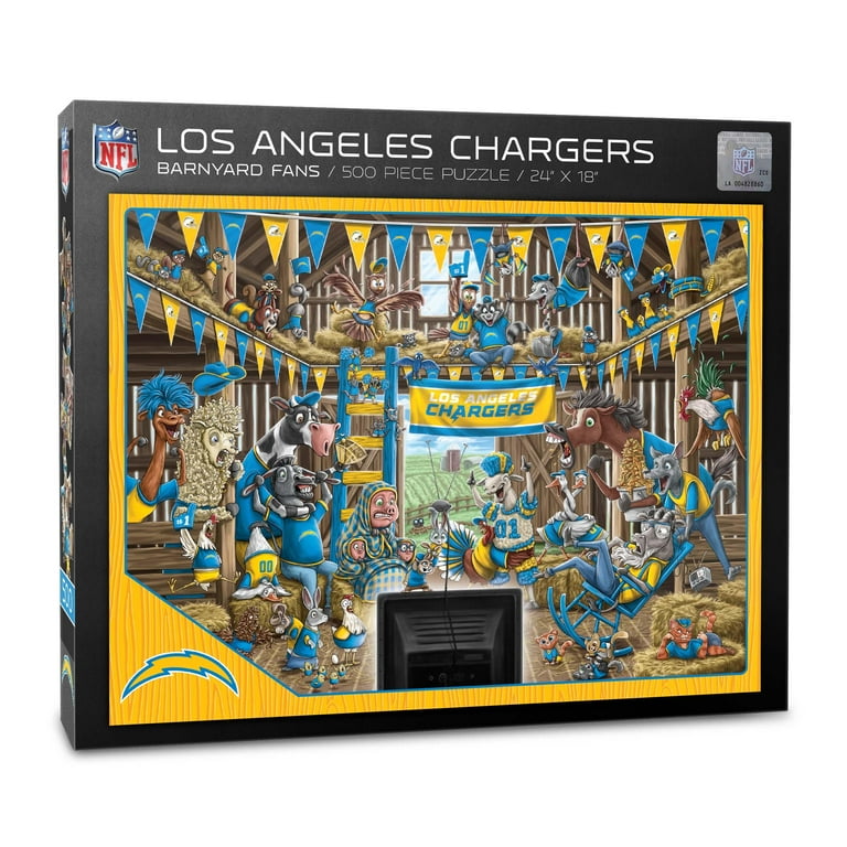NFL Los Angeles Chargers Fans Puzzle - 500 Piece - Walmart.com